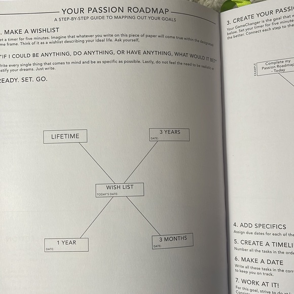 NWT Alpine Lake Passion Paper Life Coach Personal Planner 2023 Monday Start - Picture 10 of 16